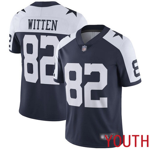 Youth Dallas Cowboys Limited Navy Blue Jason Witten Alternate #82 Vapor Untouchable Throwback NFL Jersey->women nfl jersey->Women Jersey